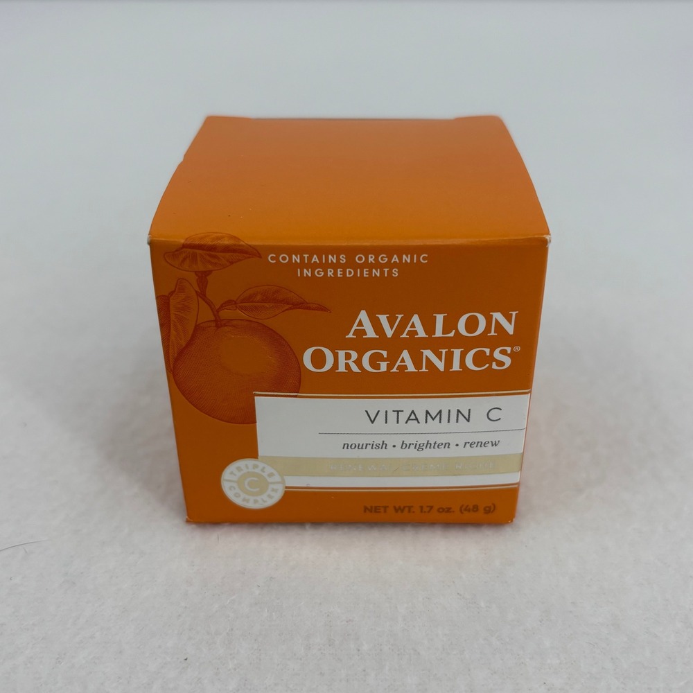 Avalon Organics Vitamin C Renewal Creme Riche Moisturizer 1.7 oz 48g New